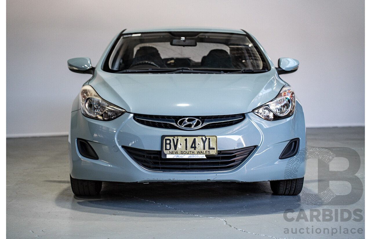 08/2013 Hyundai Elantra Active MD2 4d Sedan Blue 1.8L