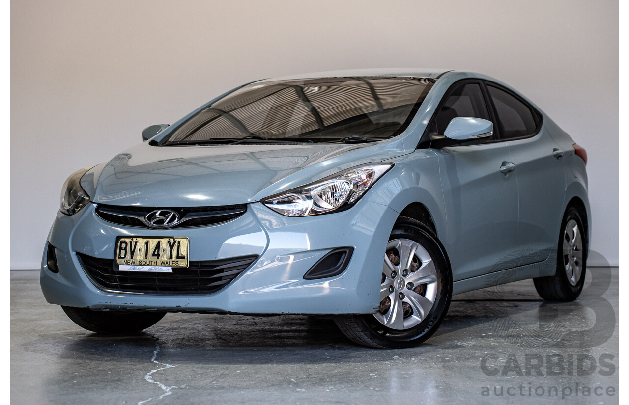 08/2013 Hyundai Elantra Active MD2 4d Sedan Blue 1.8L