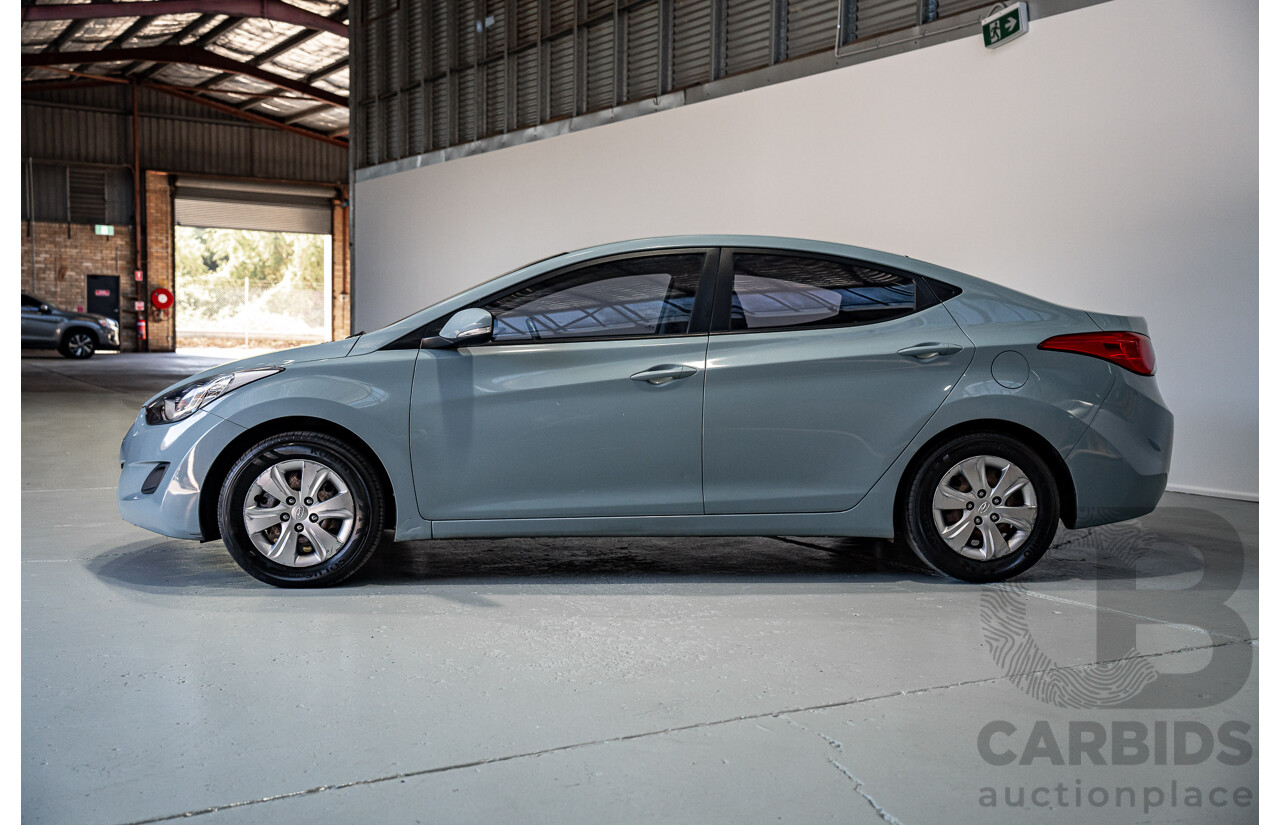 08/2013 Hyundai Elantra Active MD2 4d Sedan Blue 1.8L