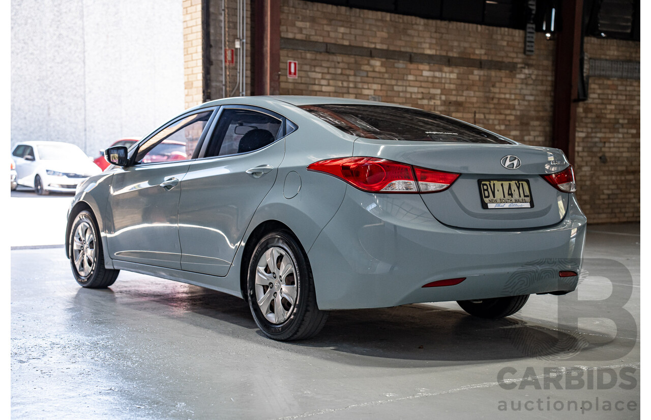 08/2013 Hyundai Elantra Active MD2 4d Sedan Blue 1.8L