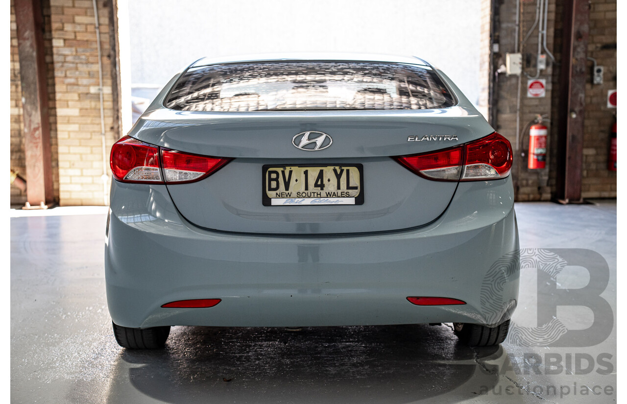 08/2013 Hyundai Elantra Active MD2 4d Sedan Blue 1.8L