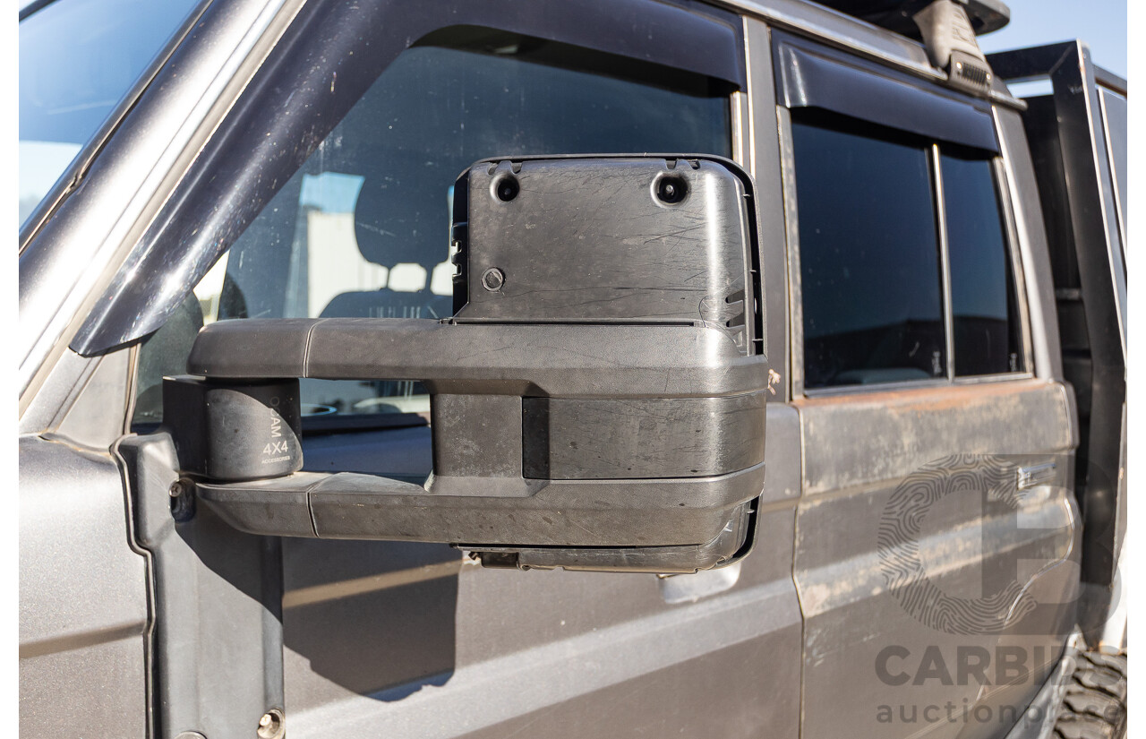 01/2014 Toyota Landcruiser GXL (4x4) VDJ79R MY12 Update Double C/Chas Magnetic Grey Turbo Diesel 4.5L