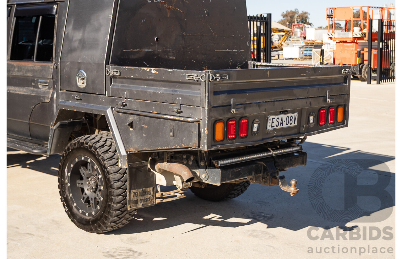 01/2014 Toyota Landcruiser GXL (4x4) VDJ79R MY12 Update Double C/Chas Magnetic Grey Turbo Diesel 4.5L