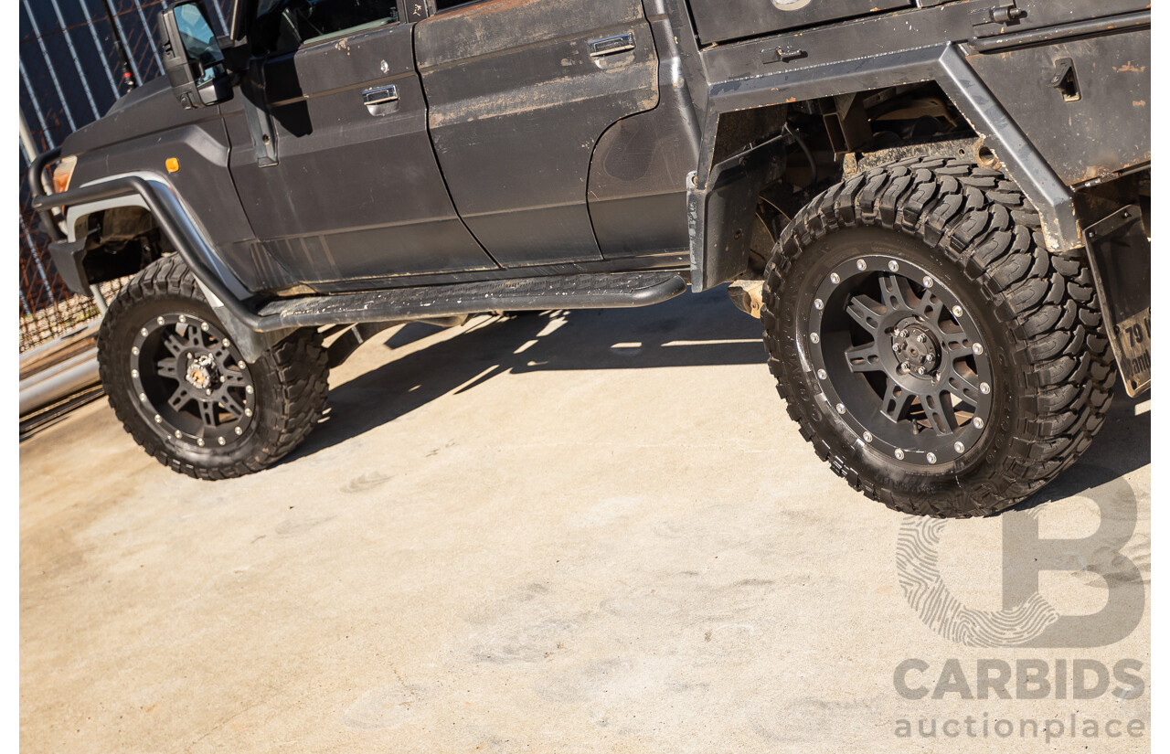 01/2014 Toyota Landcruiser GXL (4x4) VDJ79R MY12 Update Double C/Chas Magnetic Grey Turbo Diesel 4.5L