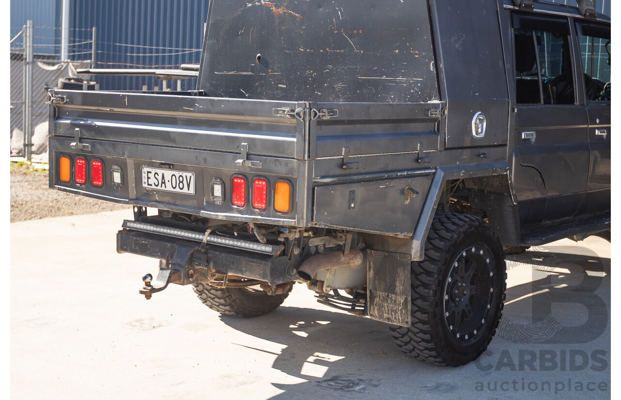01/2014 Toyota Landcruiser GXL (4x4) VDJ79R MY12 Update Double C/Chas Magnetic Grey Turbo Diesel 4.5L