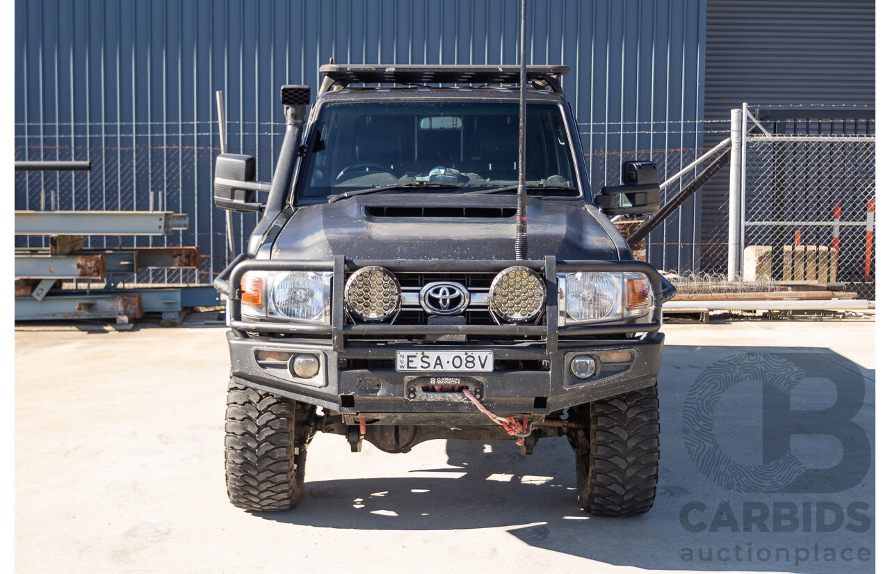 01/2014 Toyota Landcruiser GXL (4x4) VDJ79R MY12 Update Double C/Chas Magnetic Grey Turbo Diesel 4.5L