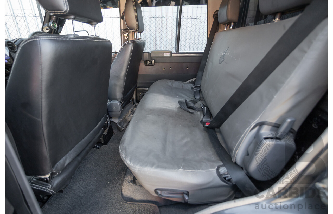 01/2014 Toyota Landcruiser GXL (4x4) VDJ79R MY12 Update Double C/Chas Magnetic Grey Turbo Diesel 4.5L