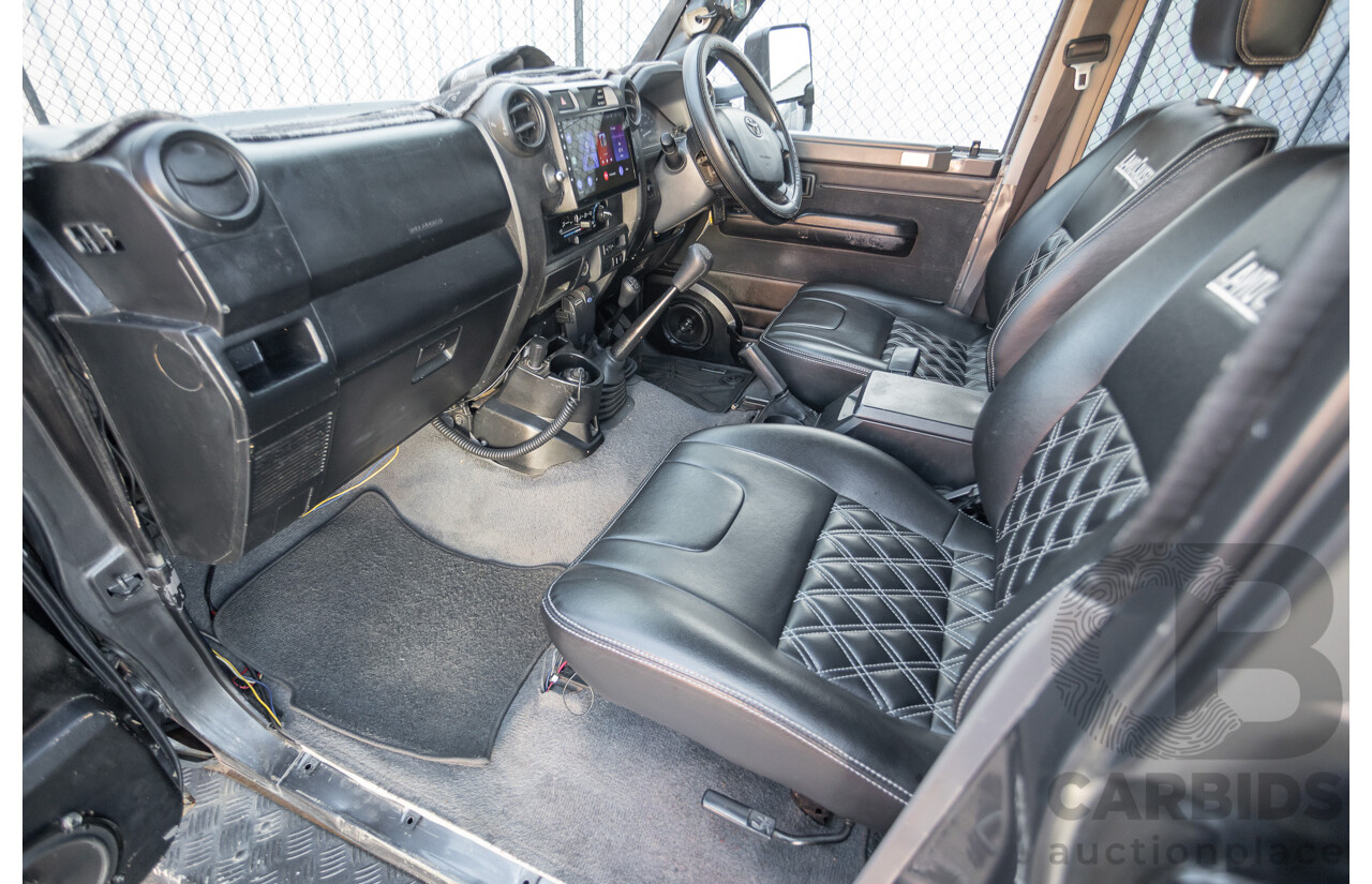 01/2014 Toyota Landcruiser GXL (4x4) VDJ79R MY12 Update Double C/Chas Magnetic Grey Turbo Diesel 4.5L