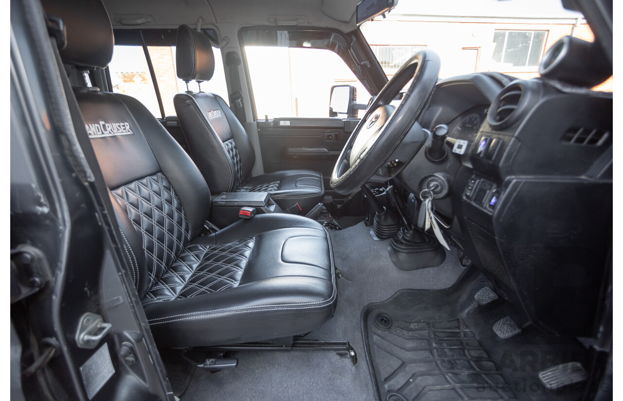 01/2014 Toyota Landcruiser GXL (4x4) VDJ79R MY12 Update Double C/Chas Magnetic Grey Turbo Diesel 4.5L