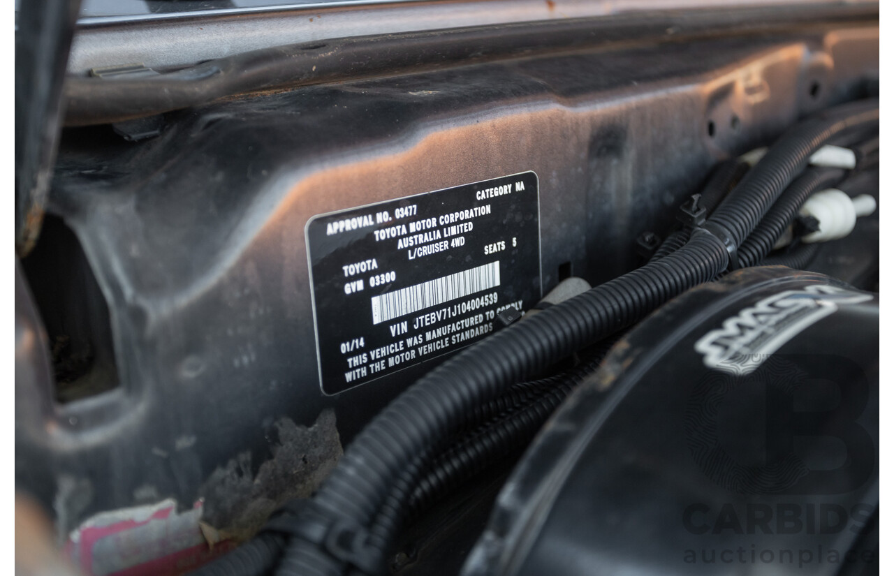 01/2014 Toyota Landcruiser GXL (4x4) VDJ79R MY12 Update Double C/Chas Magnetic Grey Turbo Diesel 4.5L