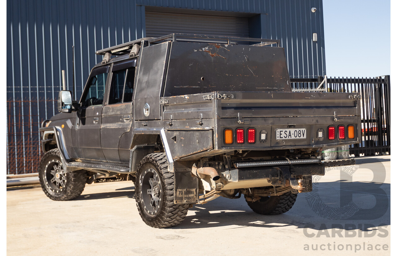 01/2014 Toyota Landcruiser GXL (4x4) VDJ79R MY12 Update Double C/Chas Magnetic Grey Turbo Diesel 4.5L