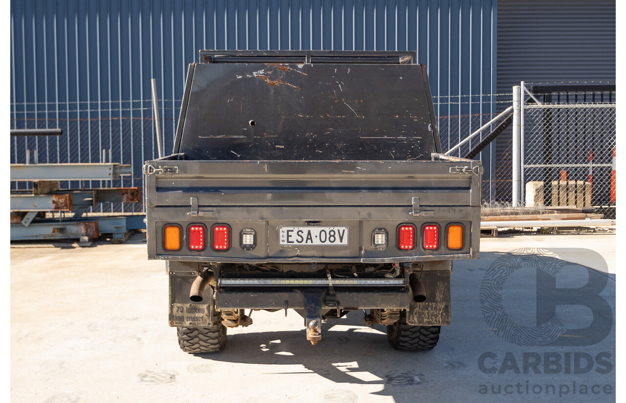 01/2014 Toyota Landcruiser GXL (4x4) VDJ79R MY12 Update Double C/Chas Magnetic Grey Turbo Diesel 4.5L