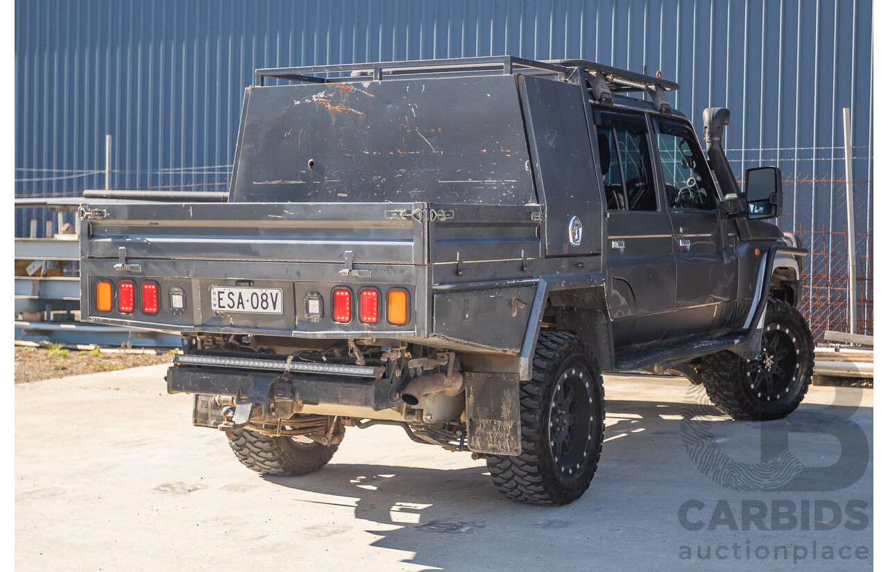 01/2014 Toyota Landcruiser GXL (4x4) VDJ79R MY12 Update Double C/Chas Magnetic Grey Turbo Diesel 4.5L