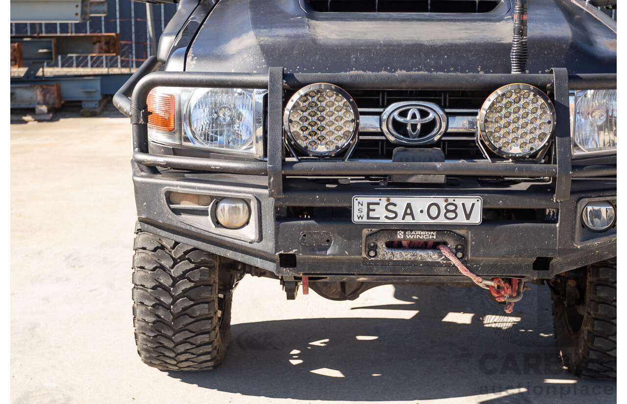 01/2014 Toyota Landcruiser GXL (4x4) VDJ79R MY12 Update Double C/Chas Magnetic Grey Turbo Diesel 4.5L