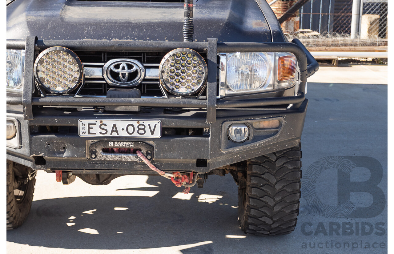 01/2014 Toyota Landcruiser GXL (4x4) VDJ79R MY12 Update Double C/Chas Magnetic Grey Turbo Diesel 4.5L