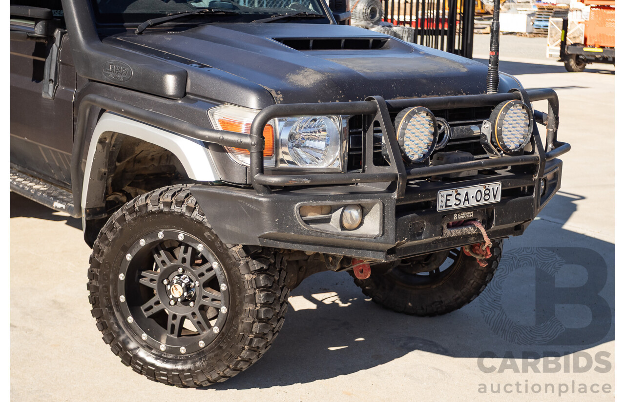 01/2014 Toyota Landcruiser GXL (4x4) VDJ79R MY12 Update Double C/Chas Magnetic Grey Turbo Diesel 4.5L