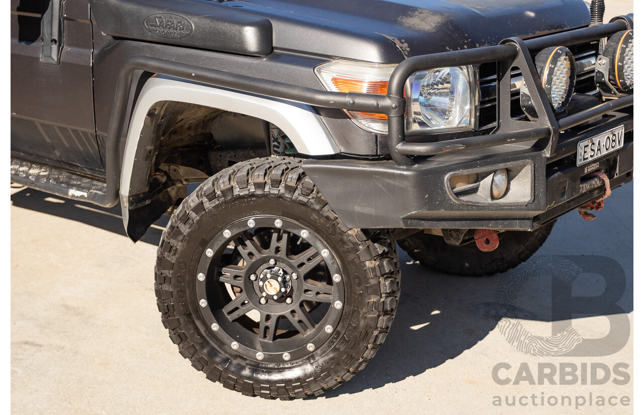 01/2014 Toyota Landcruiser GXL (4x4) VDJ79R MY12 Update Double C/Chas Magnetic Grey Turbo Diesel 4.5L