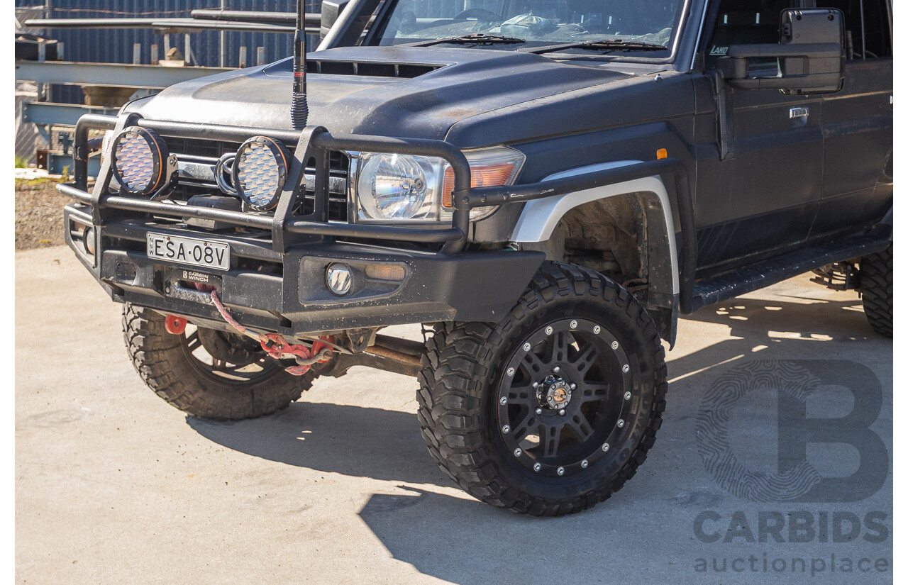 01/2014 Toyota Landcruiser GXL (4x4) VDJ79R MY12 Update Double C/Chas Magnetic Grey Turbo Diesel 4.5L