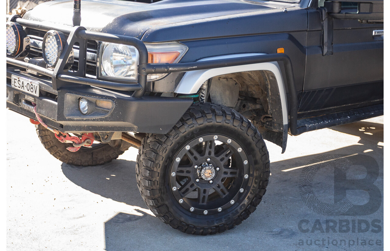 01/2014 Toyota Landcruiser GXL (4x4) VDJ79R MY12 Update Double C/Chas Magnetic Grey Turbo Diesel 4.5L