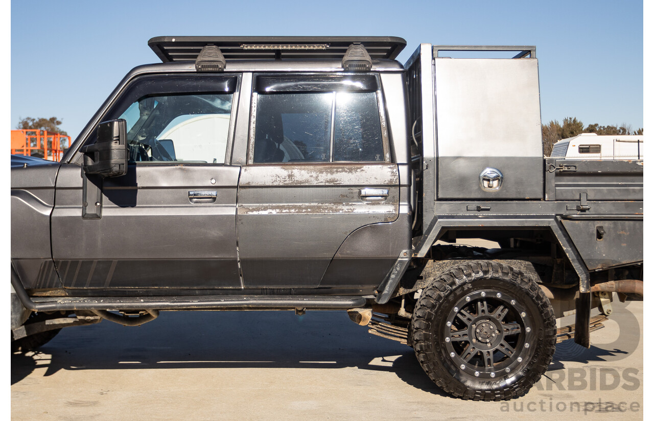 01/2014 Toyota Landcruiser GXL (4x4) VDJ79R MY12 Update Double C/Chas Magnetic Grey Turbo Diesel 4.5L