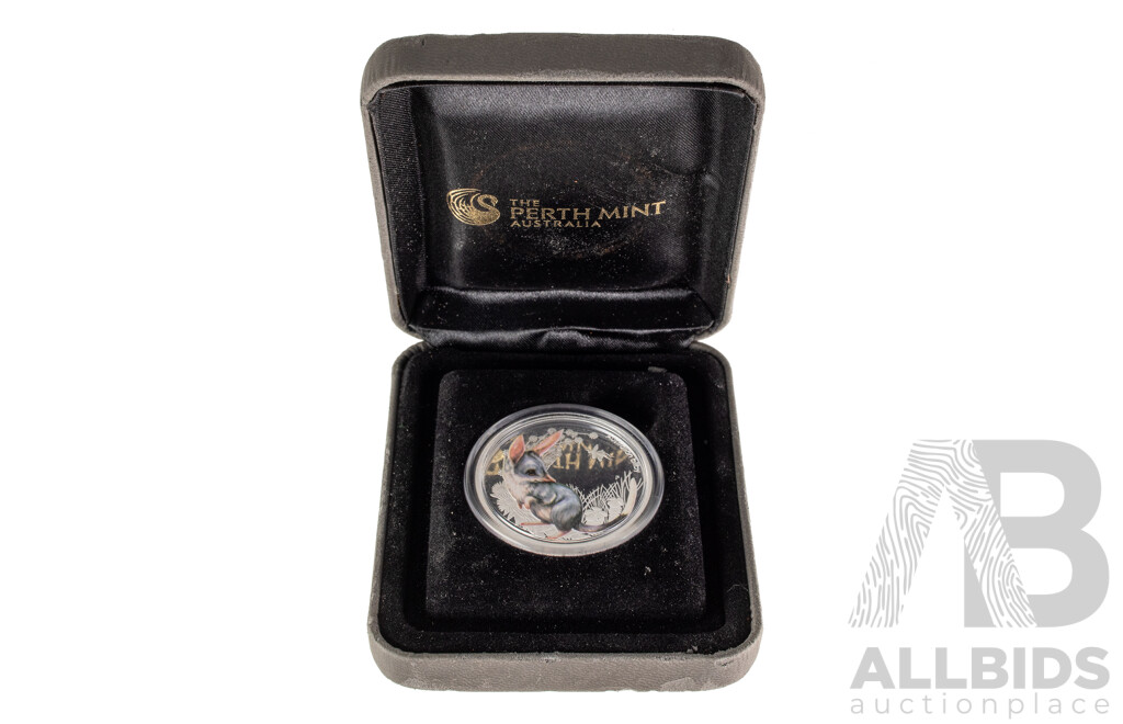 Australian Perth Mint 2011 Silver Fifty Cent Coin, Bush Babies, Australian Bilby