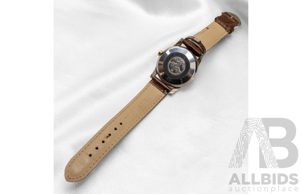 Vintage Omega Seamaster Automatic Rolled Gold Wristwatch