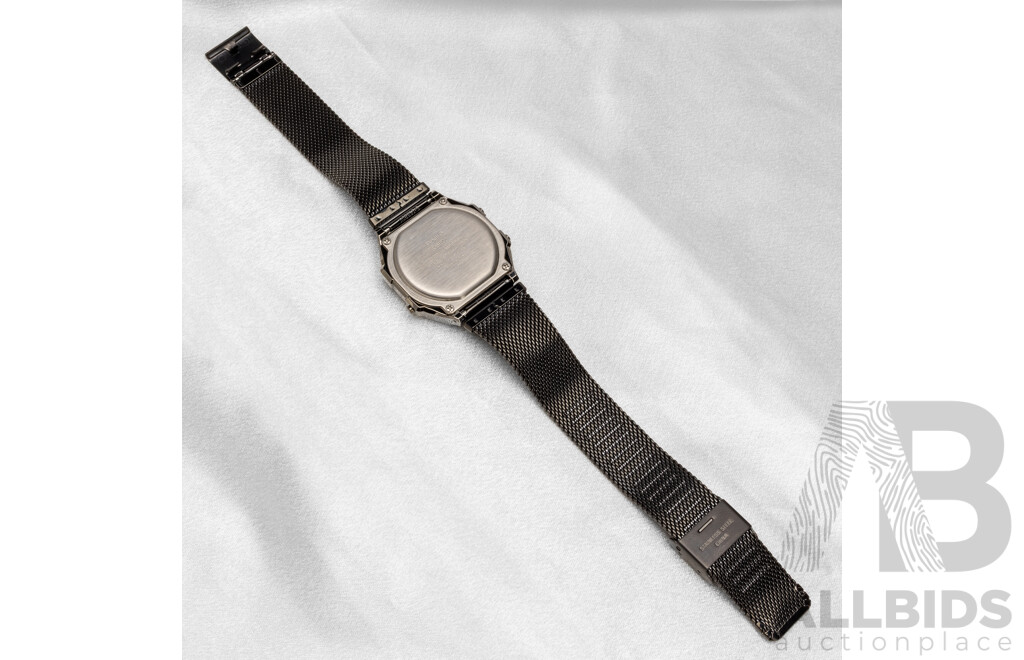 Casio Digital Watch Black Edition A168WEMB-1BDF