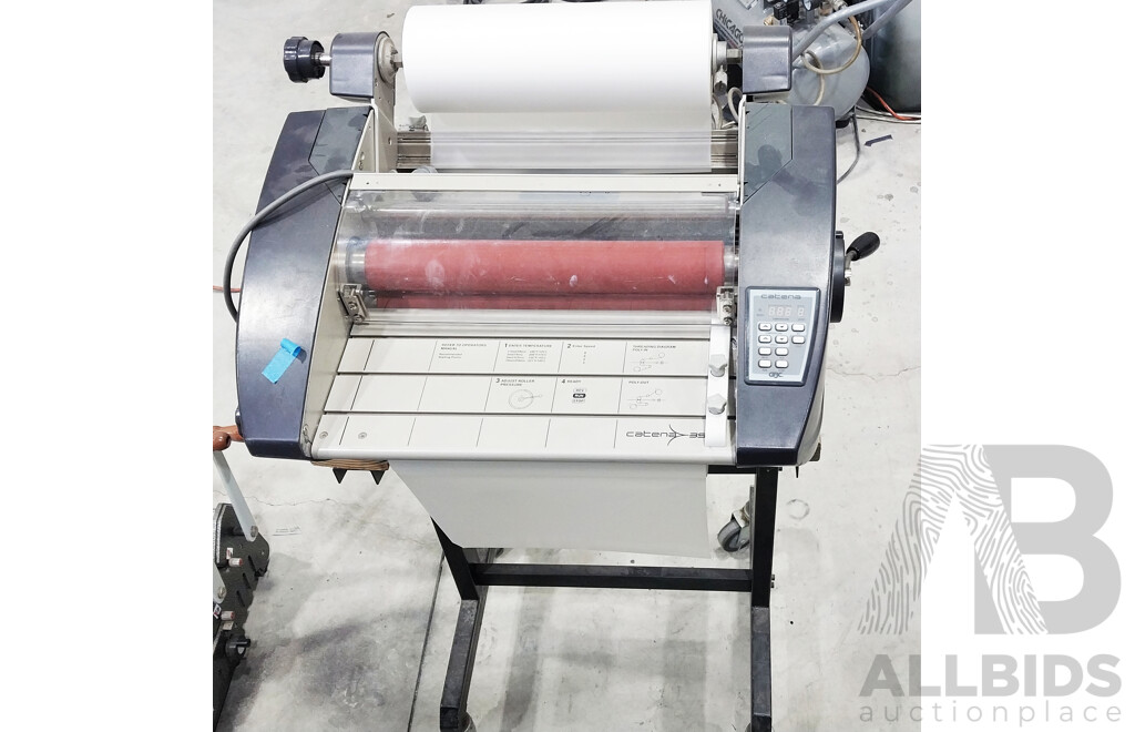 GBC Cantena Laminator - Including Various Rolls of Laminate and Celloglaze