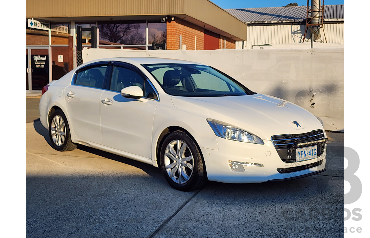 04/2012 Peugeot 508 Allure HDi Touring  4d Wagon White 2.0L