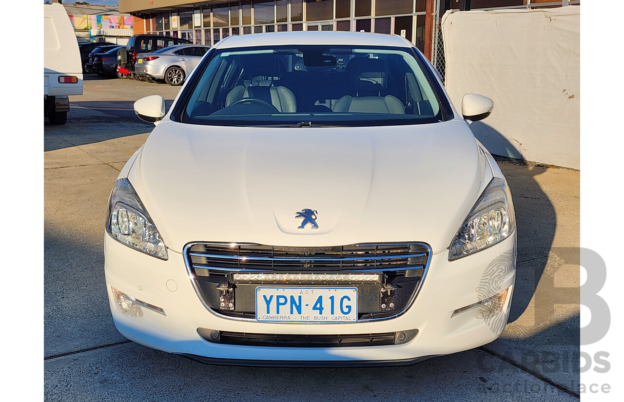 04/2012 Peugeot 508 Allure HDi Touring  4d Wagon White 2.0L