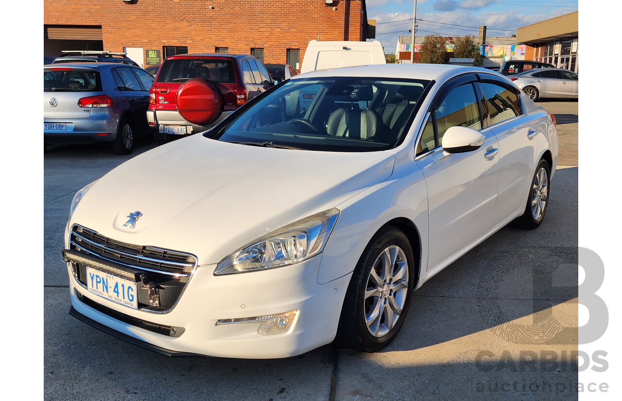 04/2012 Peugeot 508 Allure HDi Touring  4d Wagon White 2.0L