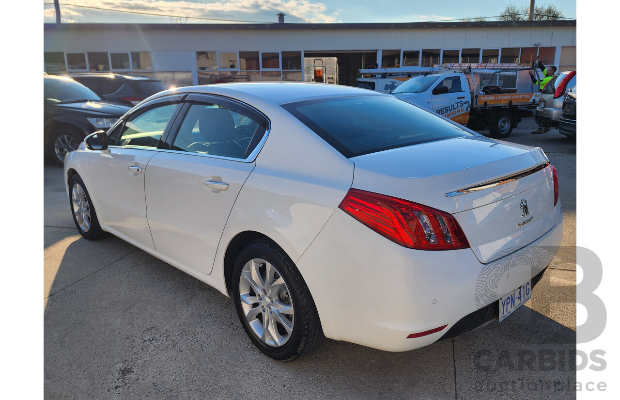 04/2012 Peugeot 508 Allure HDi Touring  4d Wagon White 2.0L