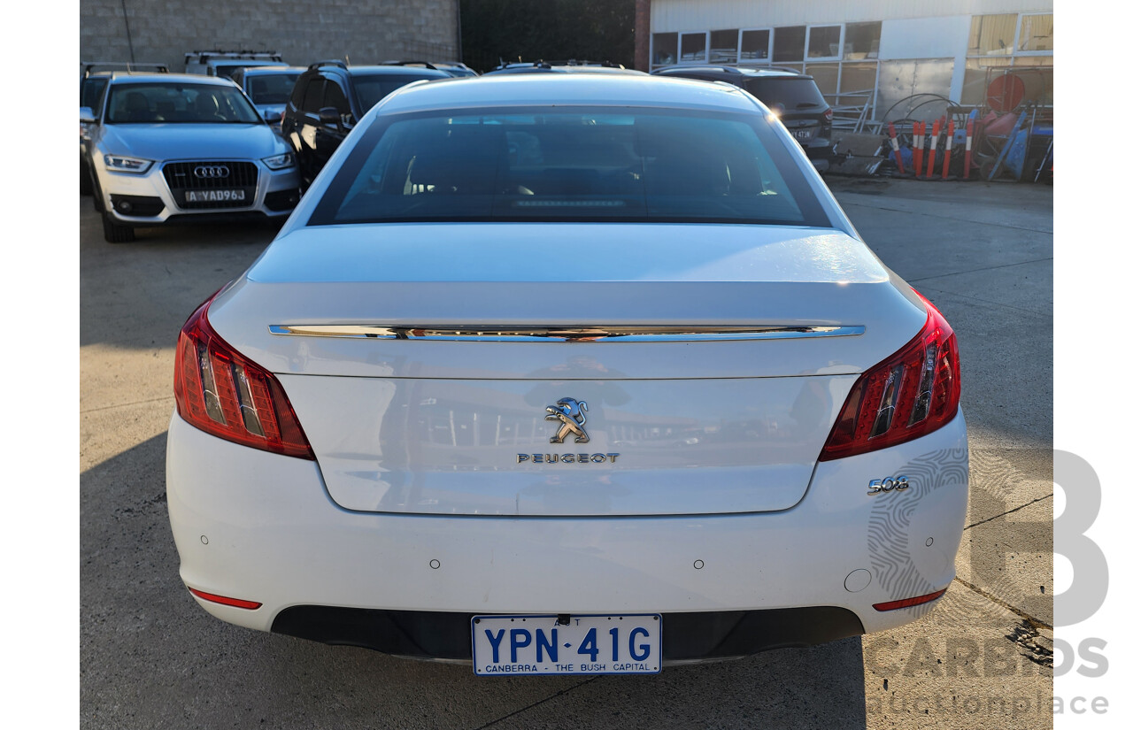 04/2012 Peugeot 508 Allure HDi Touring  4d Wagon White 2.0L