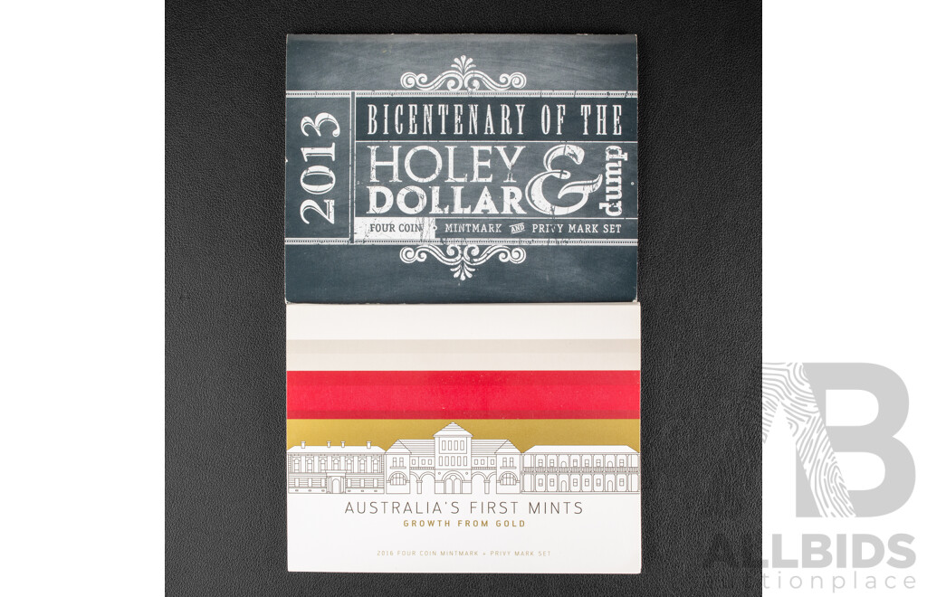 Australian 2013 Holey Dollar and 2016 Australia Coin Sets