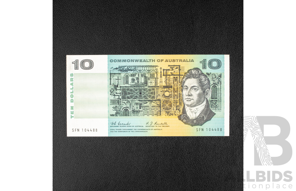 Australian 1967 UNC Ten Dollar Note, Coombs/Randall 