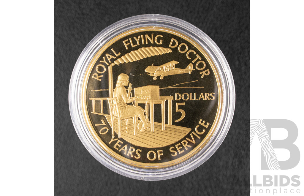 Australian 1998 Proof Five Dollar Coin Coin, Royal Flying Doctor Service