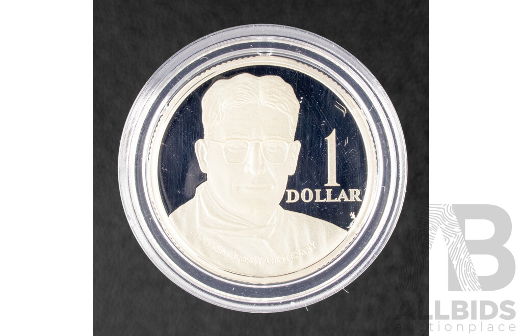 Australian RAM 1998 Silver Proof One Dollar Coin, Howard Florey