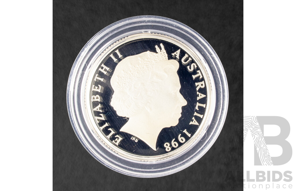 Australian RAM 1998 Silver Proof One Dollar Coin, Howard Florey