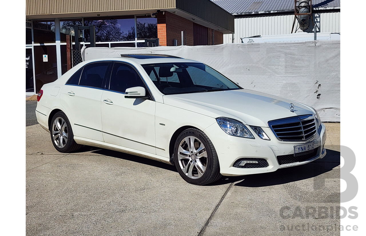 10/2009 Mercedes-Benz E250 CDI Avantgarde 212 4d Sedan White 2.1L