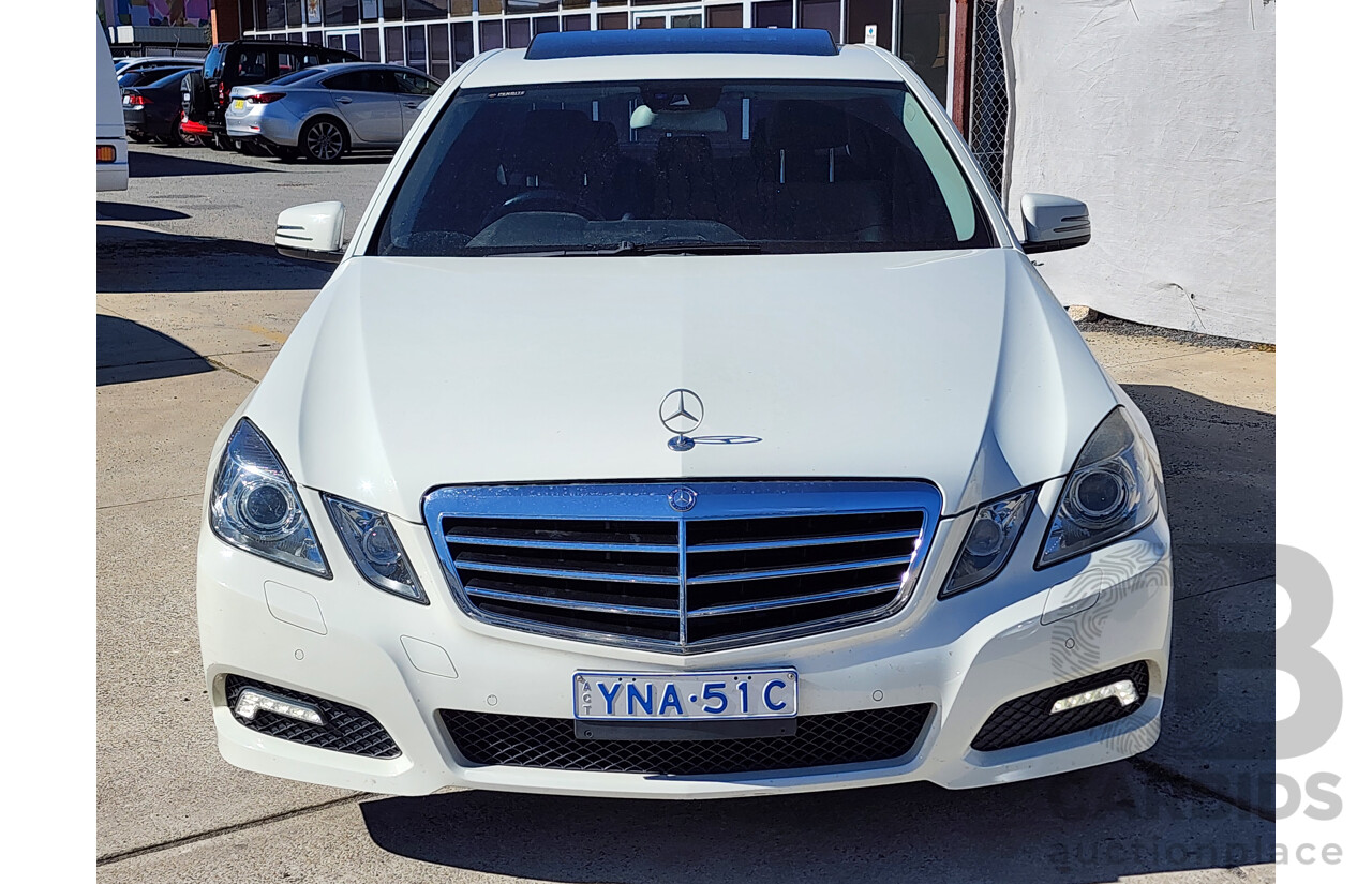 10/2009 Mercedes-Benz E250 CDI Avantgarde 212 4d Sedan White 2.1L
