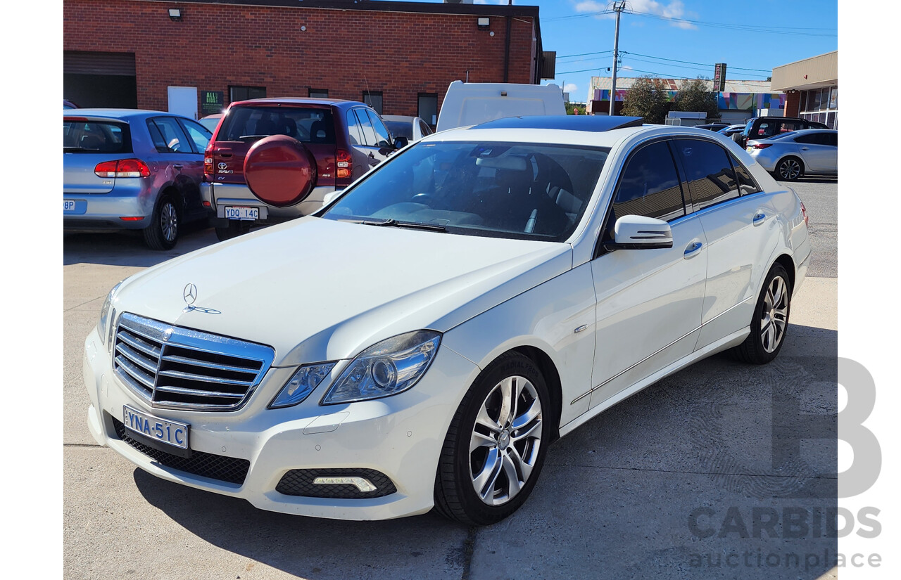 10/2009 Mercedes-Benz E250 CDI Avantgarde 212 4d Sedan White 2.1L