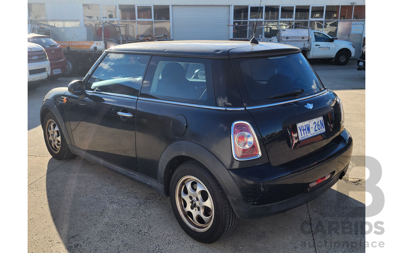 02/2012 Mini Cooper R56 MY12 2d Hatchback Black 1.6L
