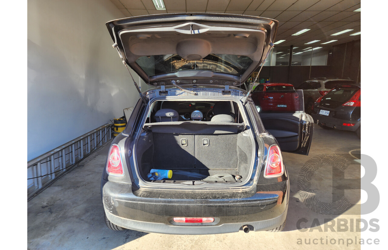 02/2012 Mini Cooper R56 MY12 2d Hatchback Black 1.6L