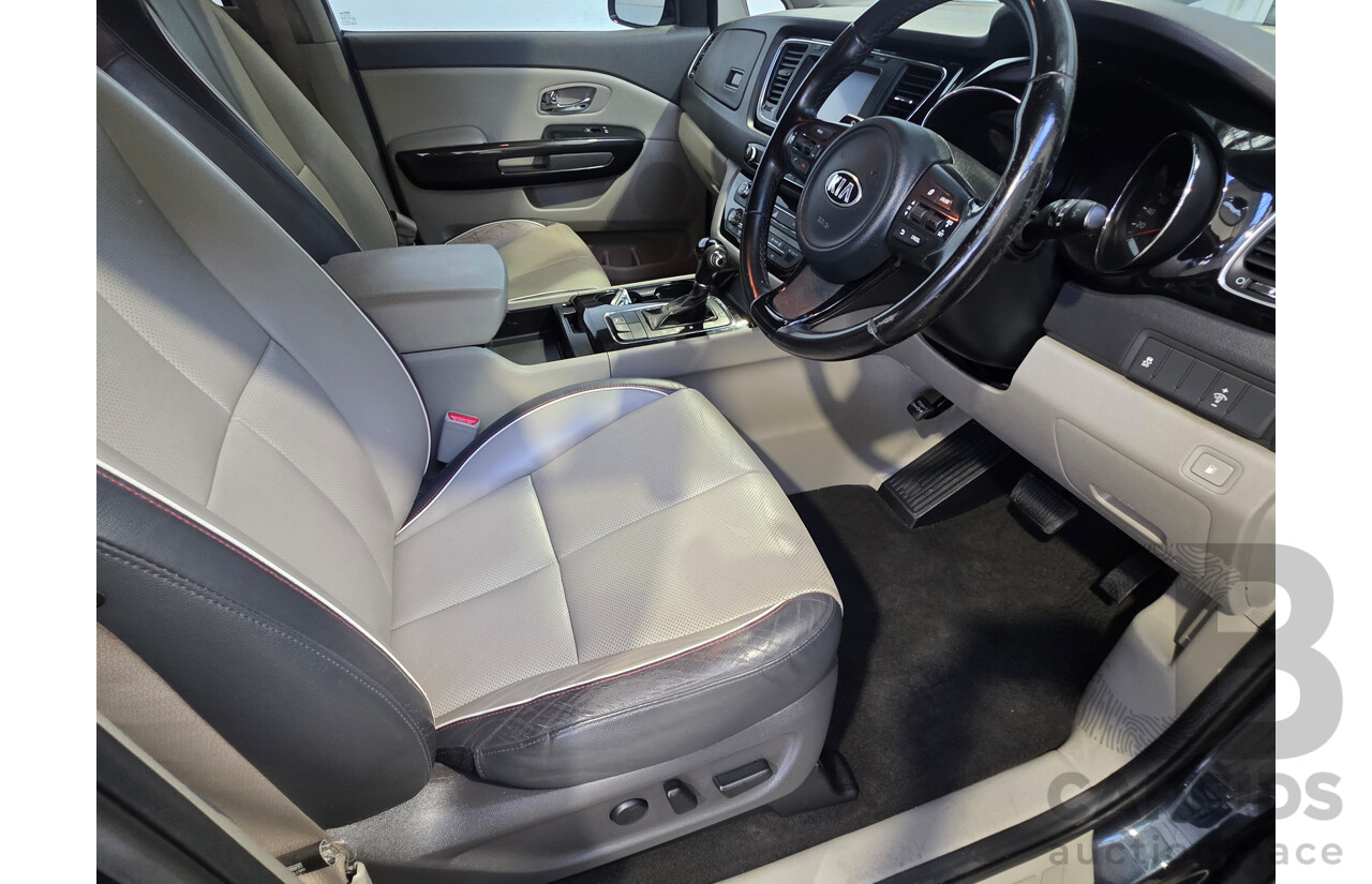 8/2015 Kia Carnival SLi YP MY16 4d Wagon Blue 3.3L