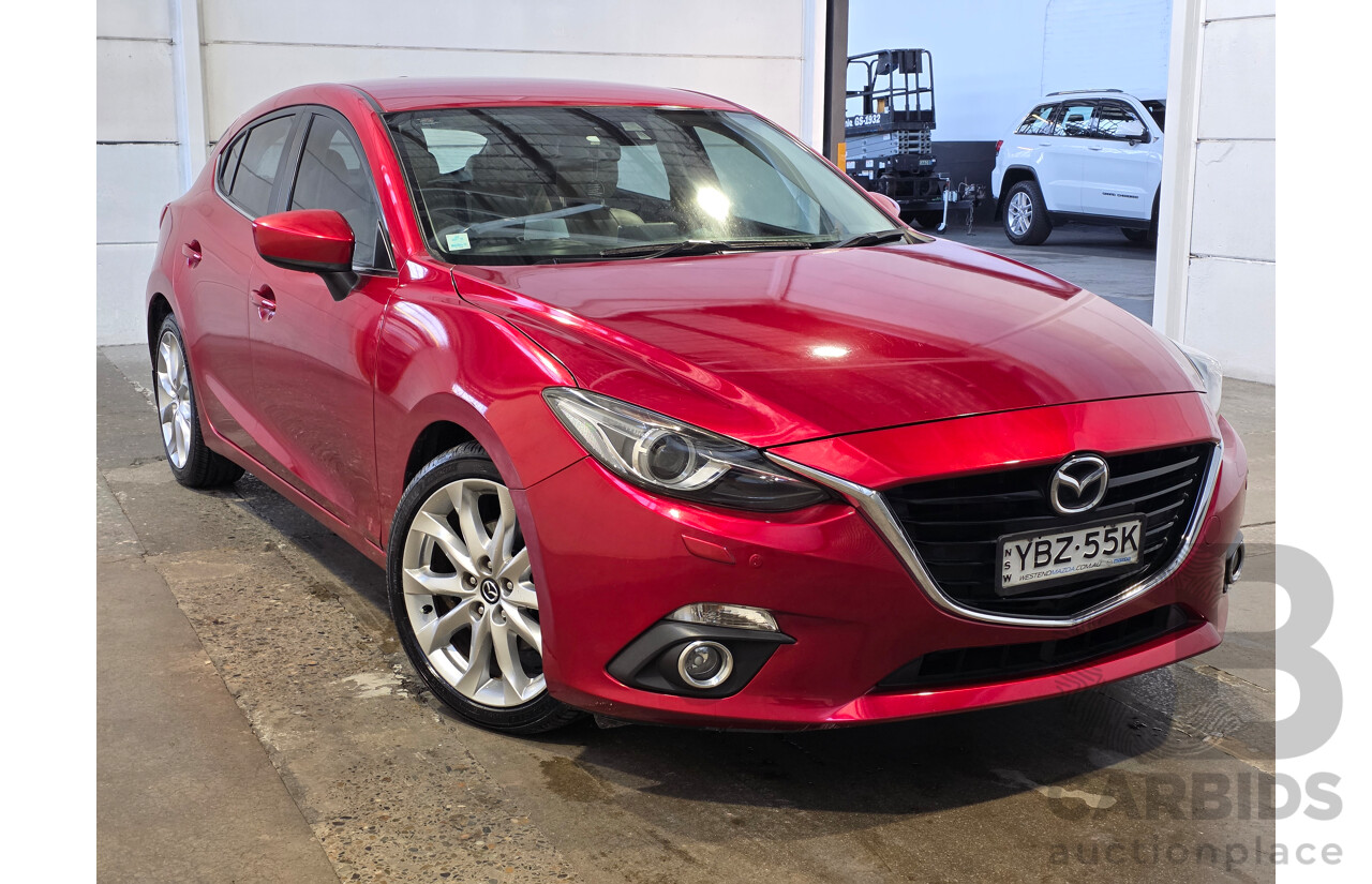 6/2014 Mazda 3 SP25 GT BM 5d Hatchback Red 2.5L