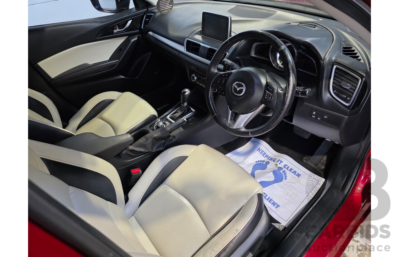 6/2014 Mazda 3 SP25 GT BM 5d Hatchback Red 2.5L