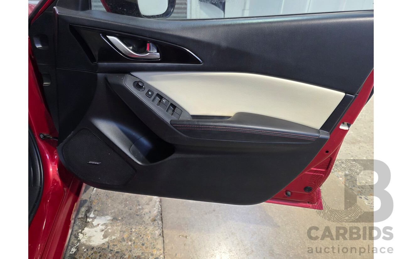 6/2014 Mazda 3 SP25 GT BM 5d Hatchback Red 2.5L