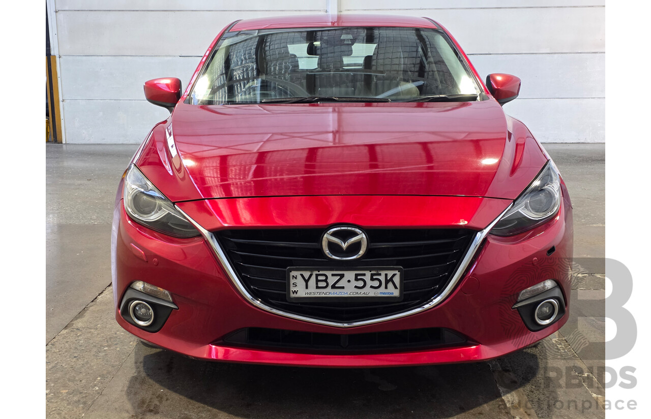 6/2014 Mazda 3 SP25 GT BM 5d Hatchback Red 2.5L
