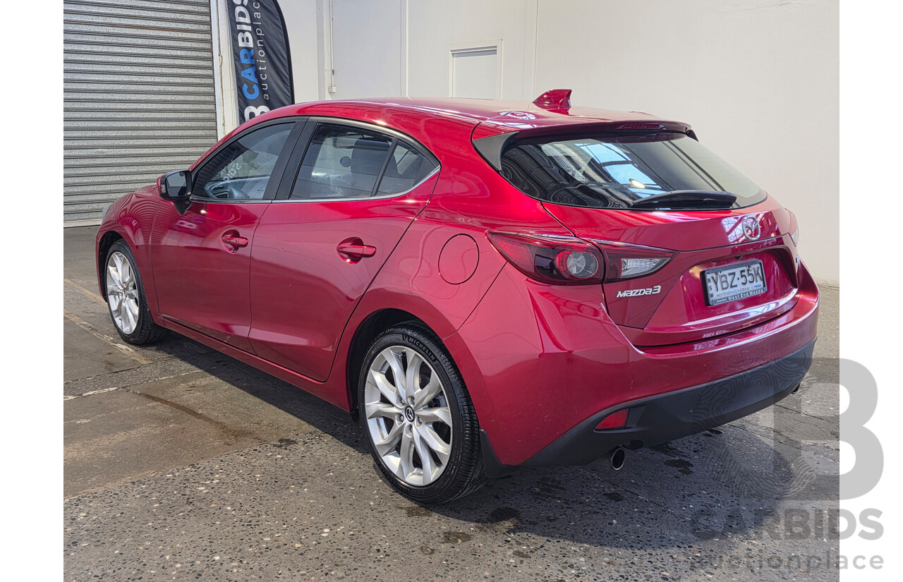 6/2014 Mazda 3 SP25 GT BM 5d Hatchback Red 2.5L