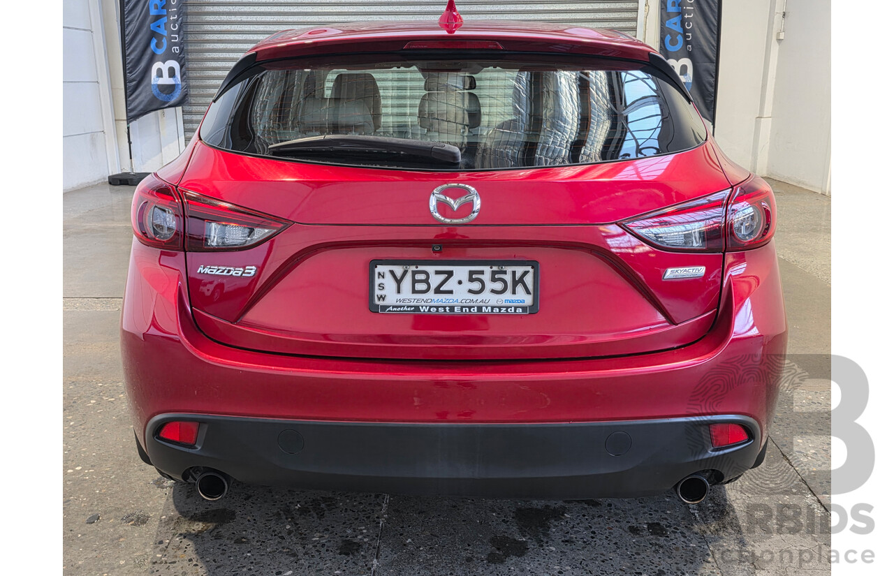 6/2014 Mazda 3 SP25 GT BM 5d Hatchback Red 2.5L